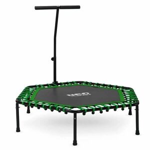 NeoSport Fitness trambulin fogantyúval 127cm - Zöld, Fekete kép