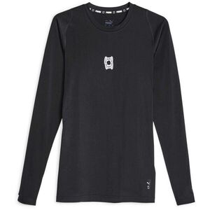 Puma HOOPS TEAM LS TOP BASELAYER Férfi kosárlabda póló, fekete, méret kép