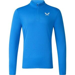 CASTORE 1/4 ZIP LS TOP Férfi sportpulóver, kék, méret XXL kép