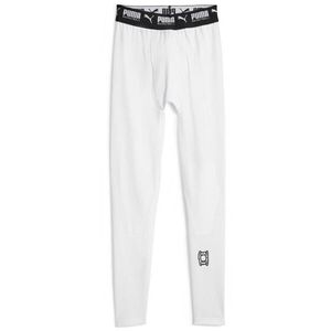 Puma HOOPS FULL TIGHT BASELAYER Férfi funkcionális nadrág, fehér, méret kép
