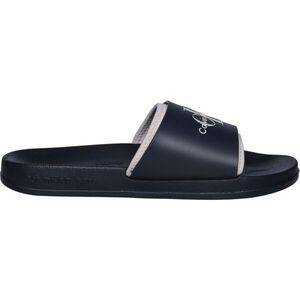 Calvin Klein SLIDE MONOGRAM Férfi papucs, sötétkék, méret kép