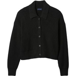 GAP CASHSOFT SHAKER COLLAR CARDI Női pulóver, fekete, méret kép