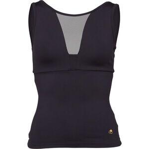 GOLDBEE SHAPING LONG TOP MESH Női ujjatlan felső, fekete, méret kép