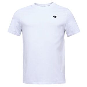 4F TSHIRT JACK Férfi póló, fehér, méret kép