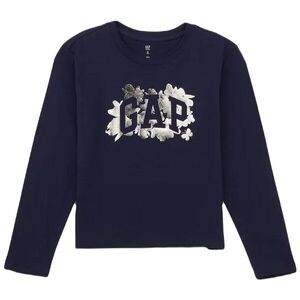 GAP FRCH VALUE LOGO Lány hosszú ujjú póló, sötétkék, méret kép