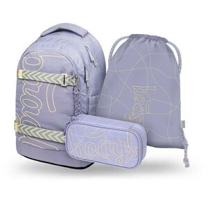 BAAGL 3 SET SKATE MAX SWEET Iskolai szett, lila, méret kép