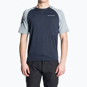Férfi kerékpáros póló Endura Singletrack ink blue (Singletrack S/S E3204BI) kép