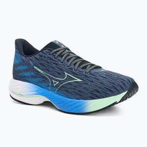 Férfi futócipő Mizuno Wave Rider 28 vintage indigó/neo menta/frankó kék (Wave Rider 28 J1GC240351) kép