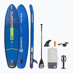 Deszka szett SUP felfújható AQUASTIC Perth 10'8" allround sötétkék (Perth 10'8" allround AQS-B5I041-BL) kép