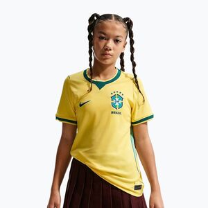 Gyerek focimez Nike Brazil 2026 Stadium Home Soccer Replica canary/light menta/geode teal (Brazil 2026 Stadium Home Soccer Replica IO2231-724) kép