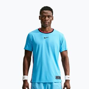 Póló Nike Court Slam Aero-Fit Baltic Blue/Black (Court Slam Aero-Fit IM5783-416) kép