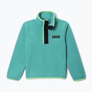 Gyerek polár pulóver Columbia Halvetia II Half Snap Fleece teal/black (Halvetia II Half Snap Fleece 2087831330) kép