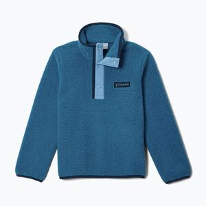 Gyerek polár pulóver Columbia Halvetia II Half Snap Fleece phoenix blue/rainy day (Halvetia II Half Snap Fleece 2087831442) kép