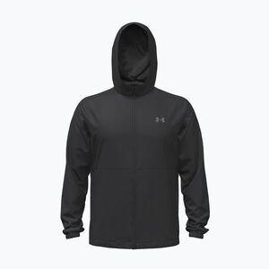 Férfi futókabát Under Armour Velociti Hooded Jacket ultimate black/reflective (Velociti Hooded 6015111-008) kép