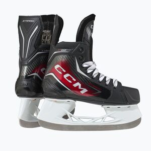 Gyerek hokikorcsolyák CCM JetSpeed FT860 JR Regular Player Skates black (JetSpeed FT860 JR REG) kép