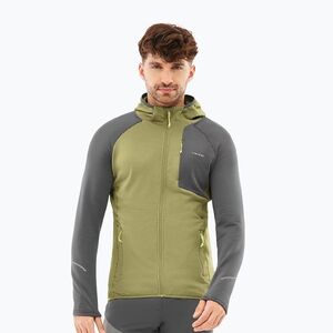 Férfi trekking pulóver Viking Birger Hoodie olive/dark grey (Birger Hoodie 730/27/8592) kép