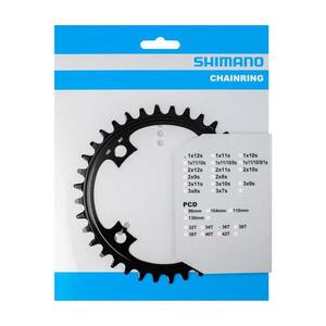 SHIMANO lánckerék - STEPS SM-CRE80 38 - fekete kép