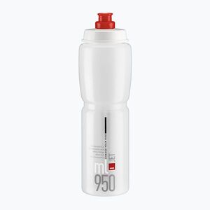 Elite Jet kerékpáros palack 950 ml átlátszó/piros logó (Jet EL0190901) kép