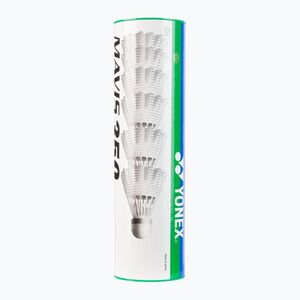 Tollaslabda YONEX Mavis 350 W 6 pack white (Mavis 350 W M350S) kép