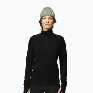 Női Termoaktiv pulóver Devold Expedition Merino 235 Zip Neck black. Méret: M kép