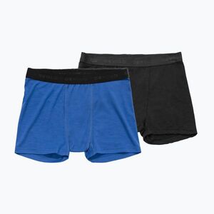 Férfi Termoaktív boxer nadrág Devold Breeze Merino 150 Hipser 2 pack black/royal. Méret: M kép