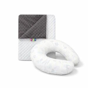 COSING Set Minky deka + nákrčník Mini les bílý kép