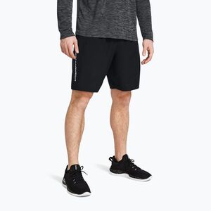 Férfi Under Armour Woven Wdmk edzőnadrág fekete/fehér (Woven Wordmark 1383356-001) kép
