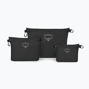 Osprey Ultrakönnyű cipzáras zsák 3 szervezőből álló készlet fekete. (Ultralight Zipper Sack Set 10004976) kép