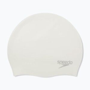 Speedo Plain Moulded szilikon úszósapka fehér/ezüst (Plain Moulded Silicone 8-7098417614) kép