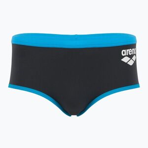Férfi úszónadrág arena One Low Waist Short Big Logo asphalt/turquise (One Low Waist Short Big Logo 008549/581) kép