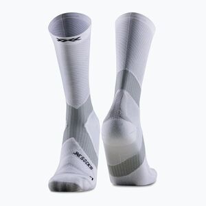 X-Socks Bike Expert Crew zokni sarkvidéki fehér/gyöngyszürke zokni (Bike Expert Crew XS-BQXPS25U-W002) kép