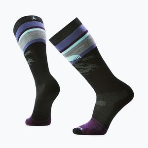 Smartwool Snowboard célzott párnázású hegyi napfelkelte OTC fekete snowboard zokni (Snowboard Targeted Cushion Mountain Sunrise OTC SW0029010011) kép