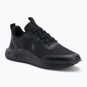 Férfi cipők Calvin Klein YM0YM01442 Eva Runner Lace Up Mat Mix 0GJ triple black (Eva Runner Lace Up Mat Mix YM0YM014420GJ) kép