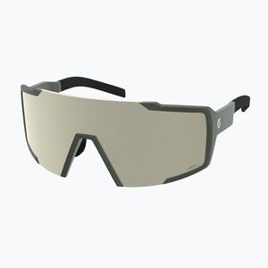 Napszemüveg SCOTT Shield khaki green/amp white chrome (Shield 275380) kép
