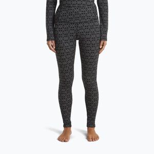 Női thermoaktív nadrág icebreaker Merino 260 Tech Vertex High Rise black/snow (Merino 260 Tech Vertex High Rise IB0A57JB6721) kép