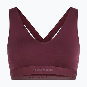 Termoaktív melltartó icebreaker Merino 125 Cool-Lite Sprite Racerback dark berry (Merino 125 Cool-Lite Sprite Racerback IB0A57240PB1) kép
