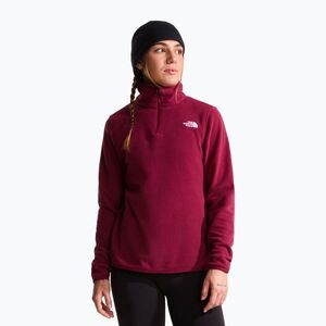 Női polár pulóver The North Face Glacier Fleece 1/4 Zip burgundy crush (Glacier Fleece 1/4 Zip NF0A8D2JMVO1) kép