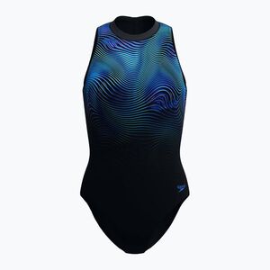 Női egyrészes fürdőruha Speedo Print Hydrasuit anthracite (Print Hydrasuit 8-A000265002) kép