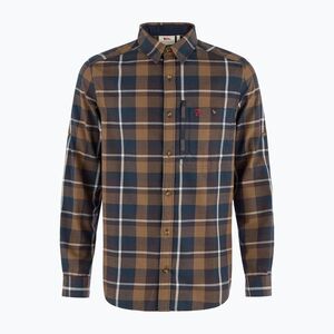 Férfi ing Fjällräven Fjällglim Regular wood brown/black oak (Fjällglim Regular F12600356) kép