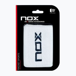 Csuklópántok NOX Wristband with Logo 2 szt. white/blue (Wristband with Logo MUBLAM2UDBOX) kép