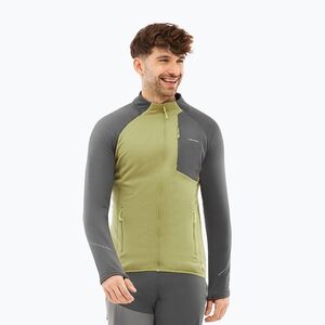 Férfi trekking pulóver Viking Birger olive/dark grey (Birger 740/27/9285) kép