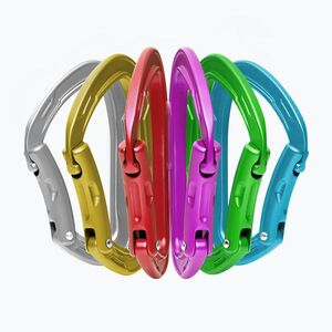 Karabiner készlet EDELRID Mission Sixpack II 6 pack assorted colours (Mission Sixpack II 737580009000) kép