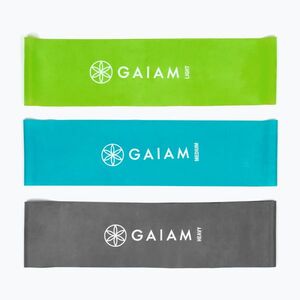 Edző gumiszalag készlet Gaiam 63578 3 szt. black/blue/green (63578) kép