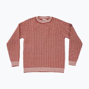 Pulóver Devold Islender Refined marsala/offwhite (Islender Refined TC 679 550 A) kép