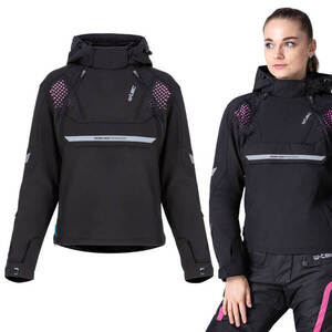 Női softshell motoros kabát W-TEC Annorack Lady, AirVent rendszer, Visionight fényvisszaverő elemek, szélálló softshell anyag, Air Mesh hálós bélés kép