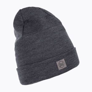 BUFF nehézsúlyú merinói gyapjú sapka egyszínű szürke 111170 (Heavyweight Merino Wool Hat Solid 111170.937.10.00) kép
