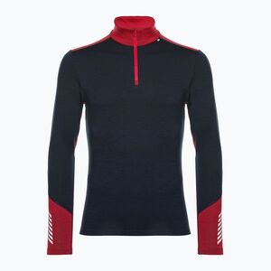 Férfi hőaktív pulóver Helly Hansen Lifa Merino Midweight 1/2 Zip navy (Lifa Merino Midweight 1/2 Zip 49363_598) kép