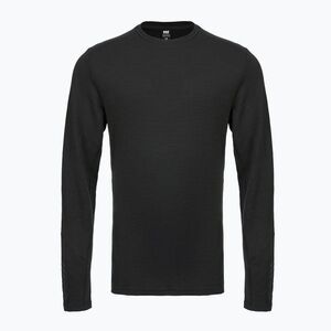 Férfi hőaktív pulóver Helly Hansen Lifa Merino Midweight Crew fekete (Lifa Merino Midweight Crew 49364_990) kép
