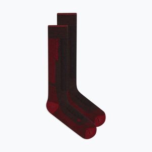 Férfi sízokni icebreaker Merino Ski+ Medium OTC bittersweet/port/black (Merino Ski+ Medium OTC IB0A573P0OE1) kép