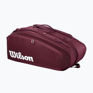 Tenisz táska Wilson Defyer Racket Bag 15Pk V1 red (Defyer Racket Bag 15Pk V1 WR8058001001) kép